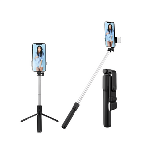 Ilumina tus selfies: Palo selfie con luz y control remoto