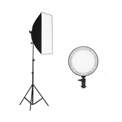 Softbox LED Bicolor 50x70 para Fotografía con Pedestal: Iluminación Versátil y Profesional