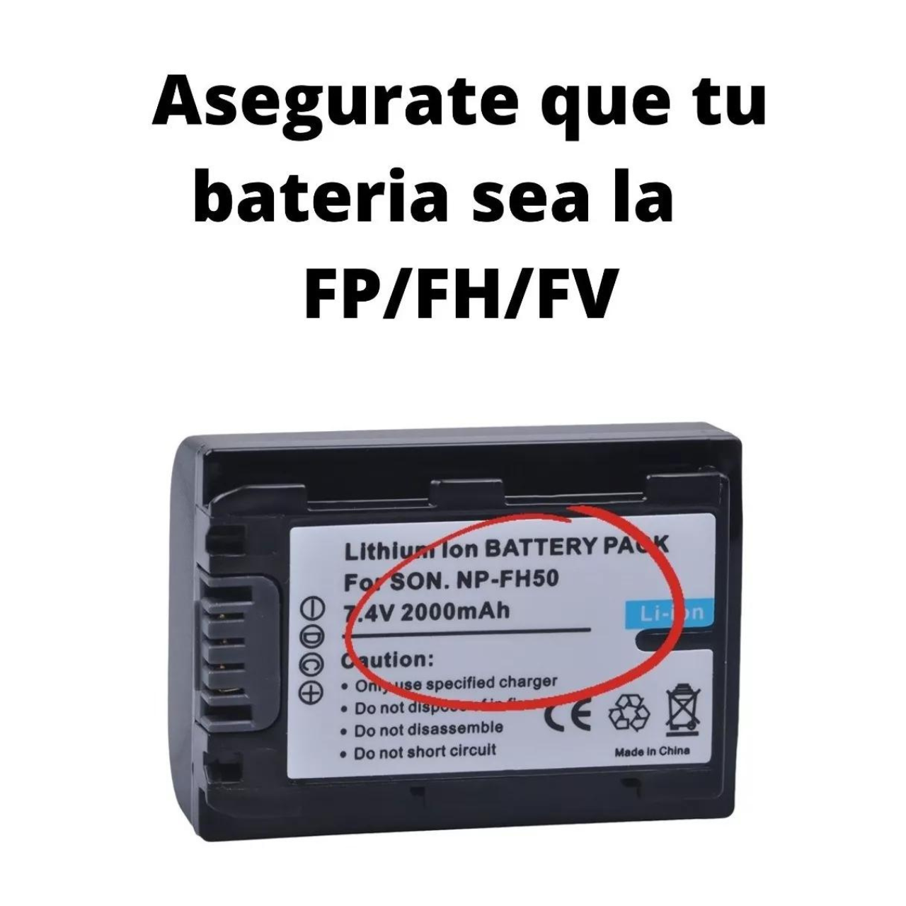 Cargador De Bateria Sony Np-fp50/90/51 Fh50/70/100 Fv50/70