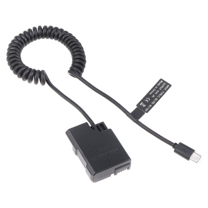 Adaptador De Corriente Usb Tipo C + Batería Ficticia En-el14 Dummy