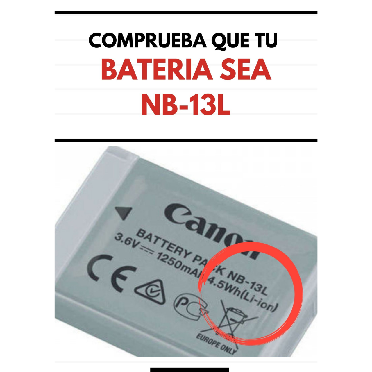 Cargador Camara Canon Bateria Nb13l Sx720-730-740-g5-g7-g9