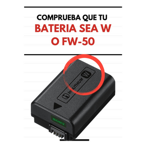 Cargador de batería NP-FW50, cargador LP compatible con Sony Alpha A6000, A6400, A6100, A6300, A6500, A5100, A7, A7 II, A7R, A7R II, A7R2, A7S, A7S II, A7S2, A5000, A300 00, A5 Serie 5, RX10