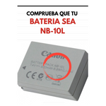 Cargador Nb10l De Batería Para Cámara Canon Cb-2lc Sx50 Sx40