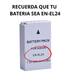 Cargador Para Camara Nikon Enel24 J5 Mh-31