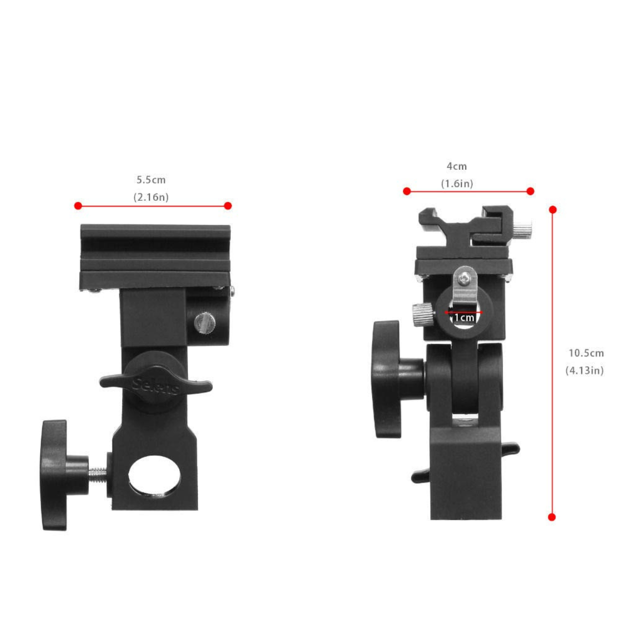 Adaptador de zapata de flash tipo B universal Speedlite para paraguas, soporte giratorio para luz