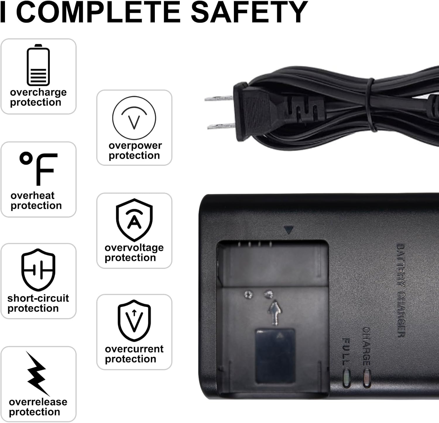 Cargador Cámara Canon LP-E12 para M50/M200/SL1/SX70/100D/M2/X7