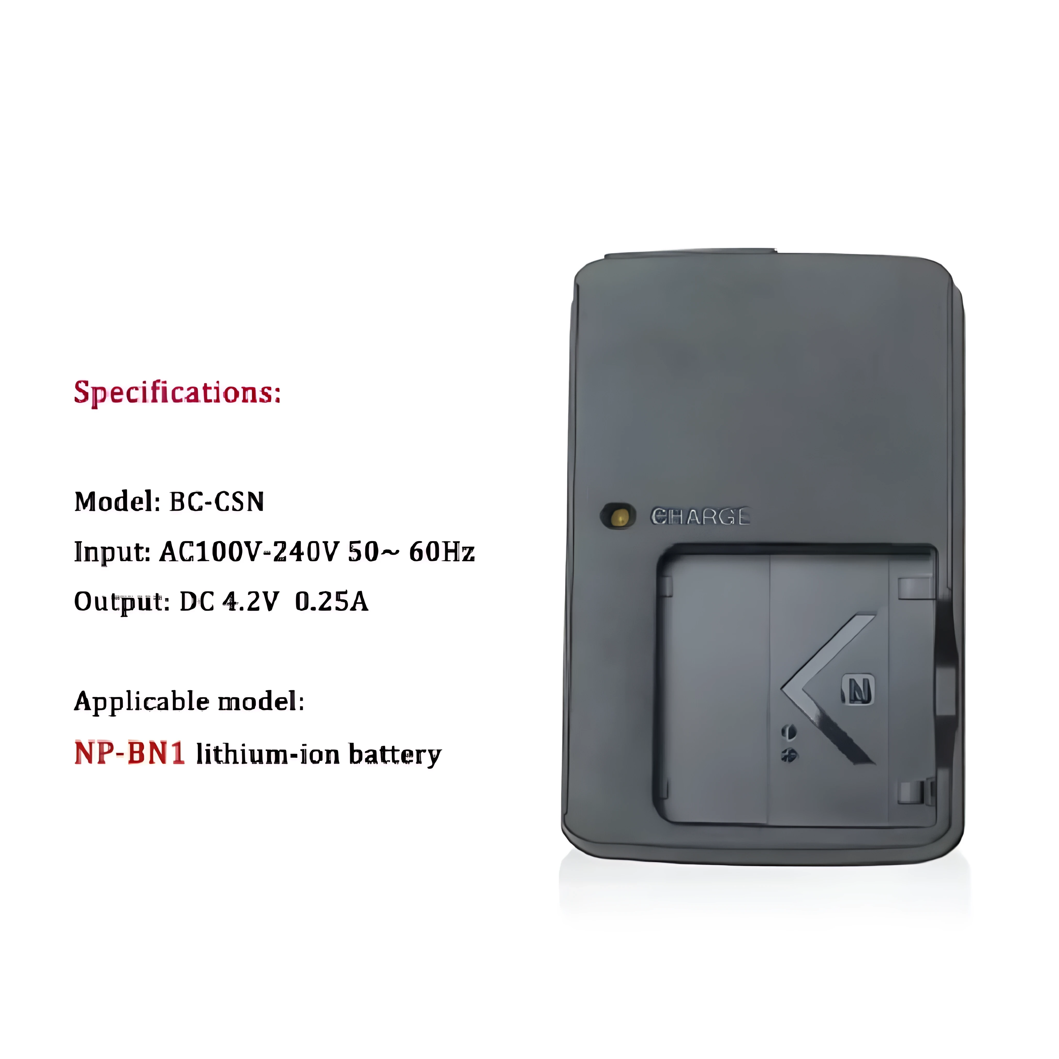 Cargador De Batería Np-bn1 Bc-csn Para Sony Cyber-shot